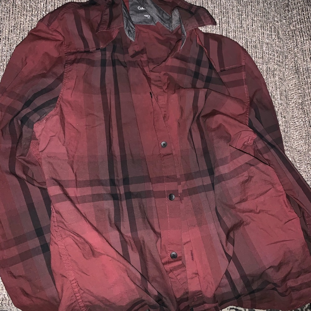 Men S Calvin Klein Button Up Shirt!!!